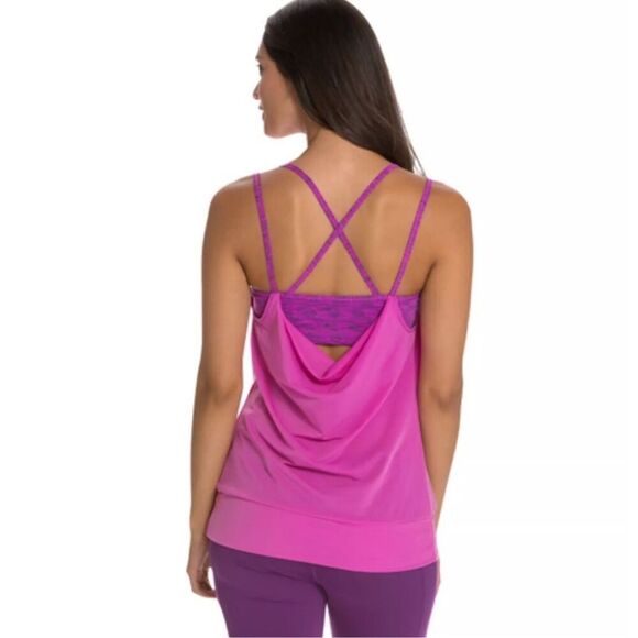 Lucy Feel The Beat Strappy Singlet Tank Top Medium - Picture 2 of 8